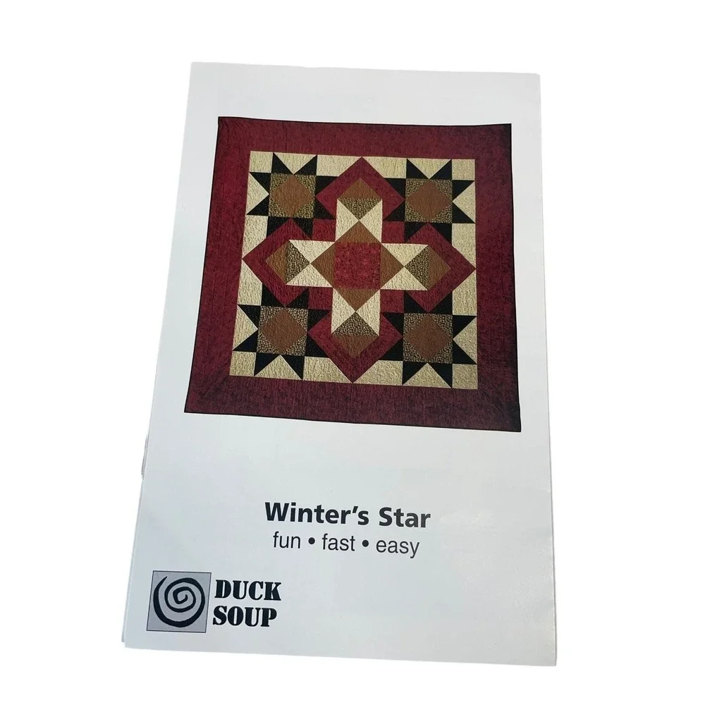 Duck Soup Winter's Star Quilt Pattern 39